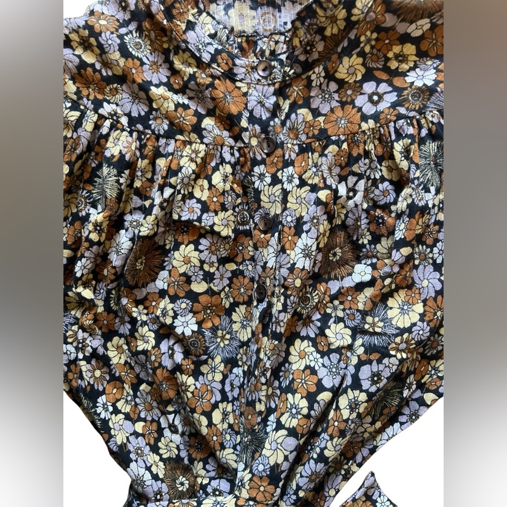 Antik Batik Colline Moody Floral Midi Dress | XS NWT - Picture 4 of 6
